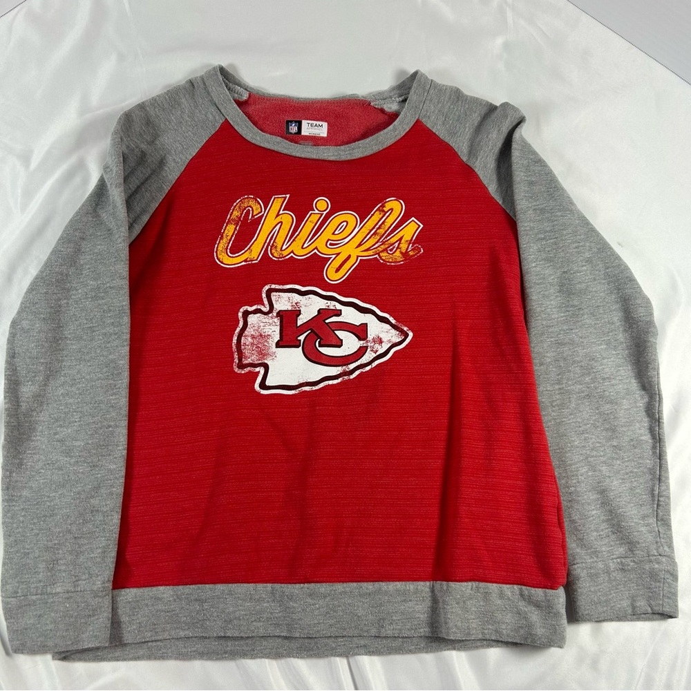 NFL Team Apparel Kansas City Chiefs Women’s‎ Long Sleeve, Size Medium